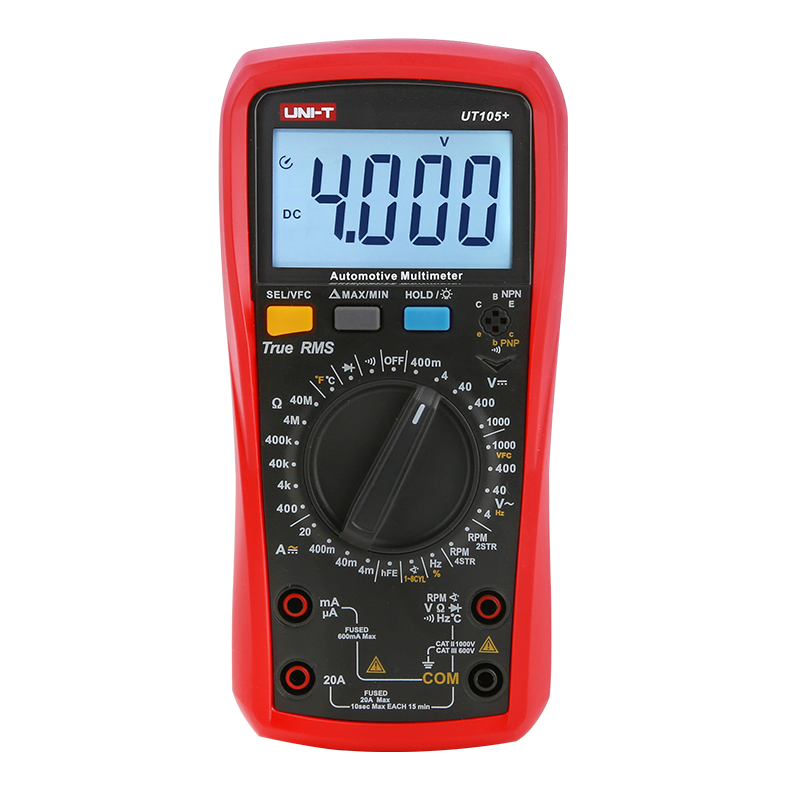 UT105+ 汽車萬用表產品概述