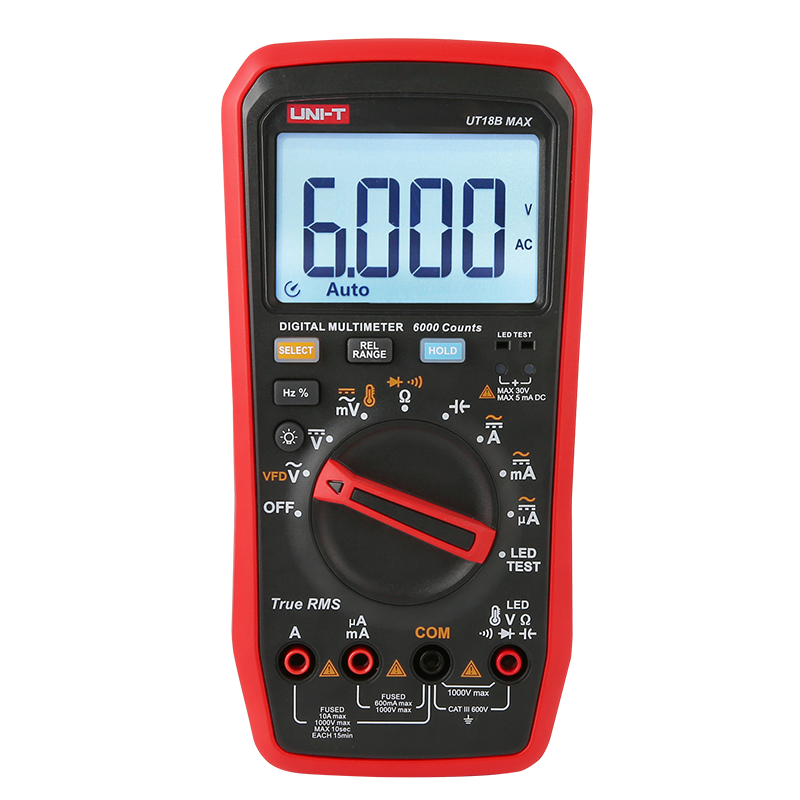 UT18BMAX 真有效值數字萬用表產品概述
